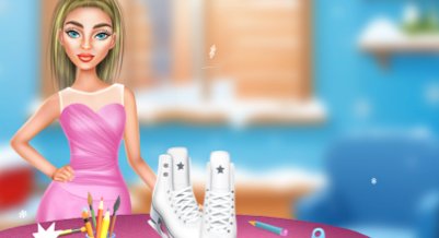 Bailarina de Patinação no Gelo - crazygames
