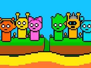 Fuga da Lava Sprangie 2 Jogadores - crazygames,crazy games,free games,h5 game, free play,free crazy games