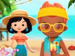 Festa na Praia Flutuante de Toca Tine - crazygames,crazy games,free games,h5 game, free play,free crazy games