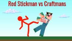 Stickman Vermelho contra Artesão - crazygames,crazy games,free games,h5 game, free play,free crazy games