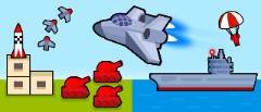 Bomber Plane: Ataque Aéreo 2D - crazygames