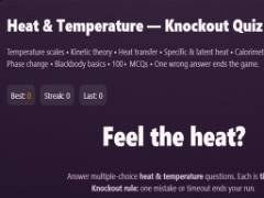 Física: Questionário de Temperatura de Calor - crazygames