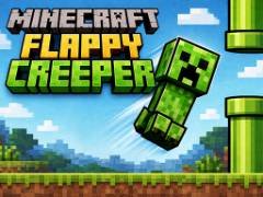 Minecraft Flappy Creeper - crazygames