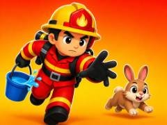 Rescue Rush: Incêndio Selvagem - crazygames