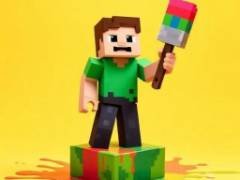 Tempo de Colorir Minecraft BTS - crazygames