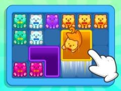 Bloco Miau Cores Coletar - crazygames