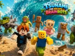 Tsunami Para Fuga de Brainrots - crazygames