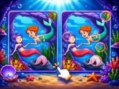 Encontre a Diferença: Sereias Místicas - crazygames