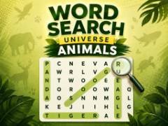 Busca de Palavras Universo Animais - crazygames
