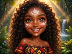 Princesas Africanas: Ilha do Estilo - crazygames