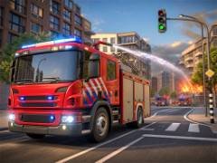 Simulador de Resgate de Caminhão de Bombeiros - crazygames